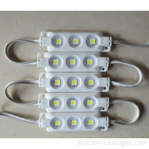 Injection led module 3pcs smd5050  IP67 12v input 68*20mm
